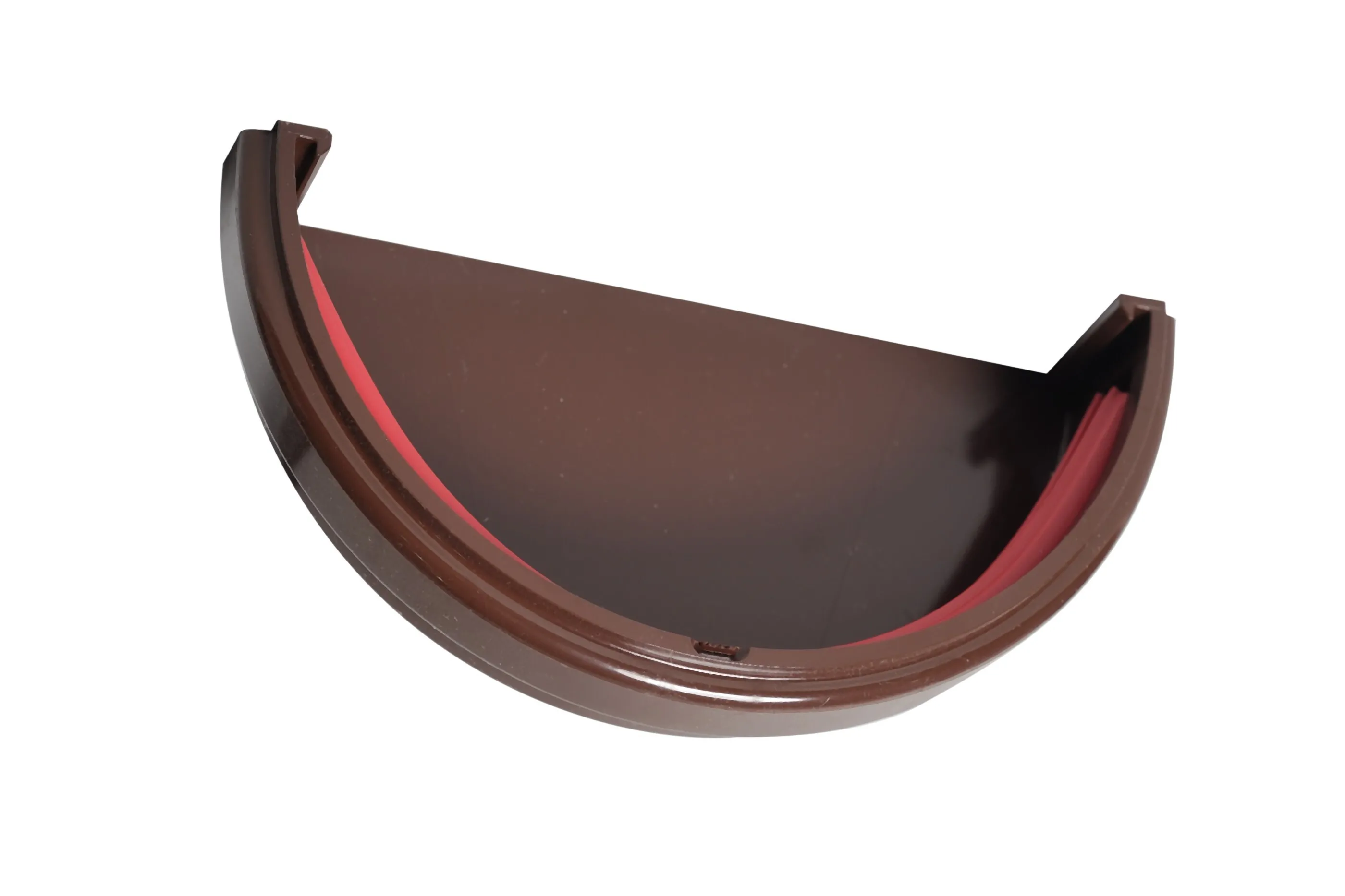 Заглушка желоба ПВХ шоколад Docke